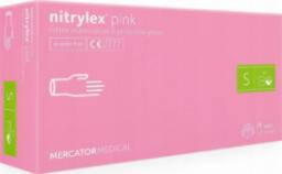  Mercator Medical Rękawice nitrylowe nitrylex pink S 100 szt () - RD30144002