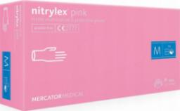  Mercator Medical Rękawice nitrylowe nitrylex pink M 100 szt () - RD30144003