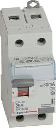 Legrand Wyłącznik różnicowoprądowy 2P 25A 0,03A typ A P302 DX3 411554