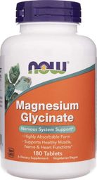 NOW Foods Now Foods Diglicynian Magnezu 100 mg - 180 tabletek
