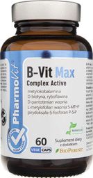  Pharmovit Pharmovit B-Vit Max Complex Active - 60 kapsułek