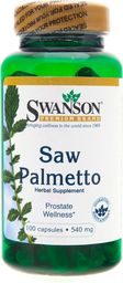  Swanson Swanson Saw Palmetto (Palma Sabałowa) 540 mg - 100 kapsułek