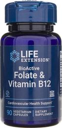  Life Extension Life Extension Bioaktywny Folian i Witamina B12 - 90 kapsułek