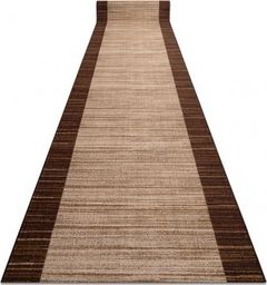  Dywany Łuszczów CHODNIK PODGUMOWANY 133 cm STREIFEN brąz, 133x170 cm