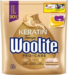 Woolite Żelowe kapsułki do prania z keratyną Pro-Care 33 szt.