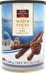 Feiny Biscuits Feine Biscuits Rurki Waflowe z Gorzką Czekoladą 400 g