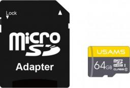 Karta Usams MicroSDHC 64 GB Class 10 U1  (ZB119TF01)