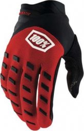  100% Rękawiczki 100% AIRMATIC Youth Glove red black roz. L (długość dłoni 160-170 mm) (NEW)