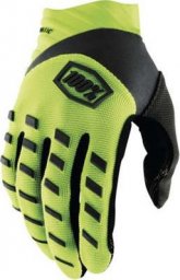  100% Rękawiczki 100% AIRMATIC Youth Glove fluo yellow black roz. L (długość dłoni 160-170 mm) (NEW)
