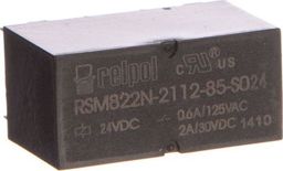 Relpol Przekaźnik subminiaturowy-sygnałowy 2P 1A 24V DC PCB RSM822N-2112-85-S024 2614642