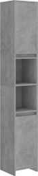  vidaXL Szafka łazienkowa, szarość betonu, 30x30x183,5 cm, płyta wiórowa