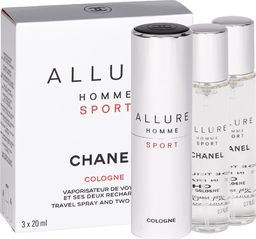 Chanel Allure Homme Sport Cologne Woda kolońska, 3x20ml