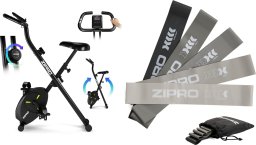 Rower stacjonarny Zipro Eclipse X + Gumy Mini Band