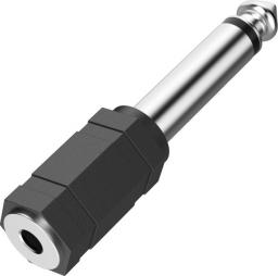 Adapter AV Hama Jack 3.5mm - Jack 6.3mm czarny (002051950000)