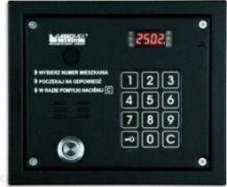 Laskomex Laskomex CP-2503TP czarna Panel audio z czytnikiem kluczy "Dallas"