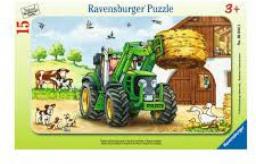  Ravensburger Puzzle 15 - Ciągnik rolniczy (060443)
