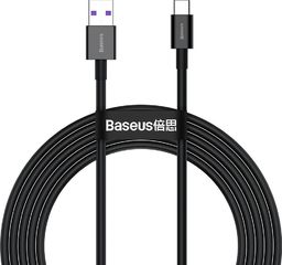 Kabel USB Baseus USB-A - USB-C 2 m Czarny (CATYS-A01)
