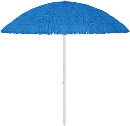  vidaXL Parasol plażowy niebieski 300 cm