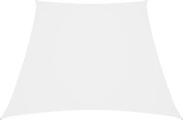  vidaXL Trapezowy żagiel ogrodowy, tkanina Oxford, 3/4x2 m, biały