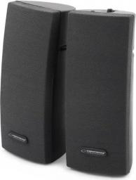 Enceintes PC Esperanza Leggiero Cube 2.0 – 2 X 3W – Design Compact Cube – Connexion USB Simple