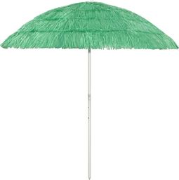  vidaXL Parasol plażowy zielony 240 cm 