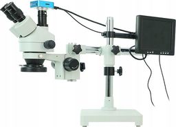 Mikroskop Techrebal Mikroskop 10HS + Kamera 616 16MP + Oświetlenie 60X LED + Wyświetlacz