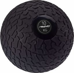 Avento Piłka slam ball z teksturowaną powierzchnią, 10 kg, czarna
