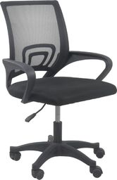 Krzesło biurowe Topeshop Moris Czarne