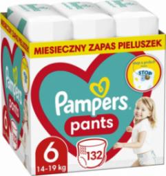 Pieluszki Pampers Pants 6, 14-19 kg, 132 szt.
