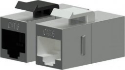  Procab Procab VCK510/S Keystone adapter - CAT6 RJ45 - RJ45 - metal shielded Keystone adapter cat6 rj45