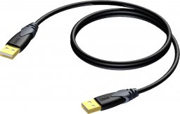 Kabel USB Procab USB-A - USB-A 3 m Czarny (CLD600/3)