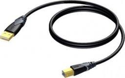 Kabel USB Procab USB-A - USB-B 1.5 m Czarny (CLD610/1.5)
