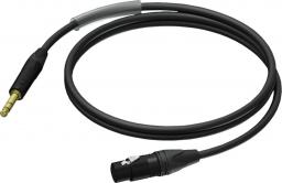 Kabel Procab Jack 3.5mm - XLR 1.5m czarny (PRA723/1.5)