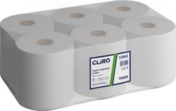  Cliro Cliro - Papier toaletowy, 2-warstwy, makulatura, 135 m, 12 rolek - 65% bieli