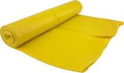 Aglo3 Aglo3 - Worki na śmieci plastikowe, żółte, ekstra mocne, folia LDPE, 25 sztuk - 120 l