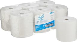 Kimberly-Clark Kimberly-Clark Scott XL - Ręczniki papierowe w dużej roli, makulatura, 354 m - białe