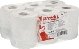 Kimberly-Clark Kimberly-Clark Wypall Reach - Higieniczne ręczniki papierowe w rolce z centralnym odwijaniem - Białe