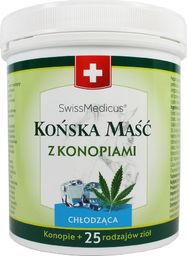 Herbamedicus Końska maść chłodząca z konopiami - 500 ml