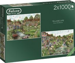  Jumbo Puzzle 2x1000 Falcon Życie na wsi G3