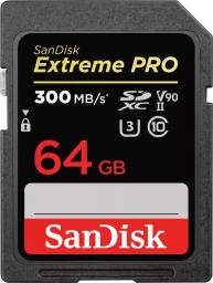 Karta SanDisk Extreme PRO SDXC 64 GB Class 10 UHS-II/U3 V90 (SDSDXDK-064G-GN4IN)