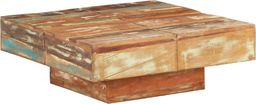  vidaXL Stolik kawowy, 80x80x28 cm, lite drewno odzyskane