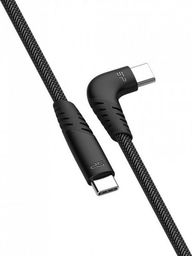 Kabel USB Silicon Power USB-C - USB-C 1 m Czarny (SP1M0ASYLK50CC1G)