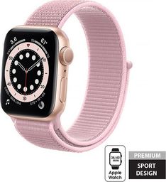 Crong Pasek sportowy Crong Nylon do Apple Watch 38/40mm (Powder Pink)