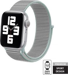  Crong Pasek sportowy Crong Nylon do Apple Watch 38/40mm (Pastel Grey)