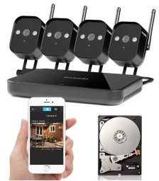 Kamera IP Zmodo ZMODO 720P Wifi Mini NVR+4xIP CAM+1TB HDD
