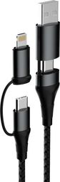 Kabel USB Dudao USB-A - Lightning 1 m Szary (Dudao)