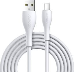 Kabel USB Joyroom USB-A - USB-C 1 m Biały (6941237136572)
