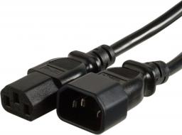 Kabel zasilający InLine IEC C13 - C14 10m czarny (16640)