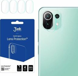  3MK Szkło hybrydowe na obiektyw aparatu 3MK Lens Protection Xiaomi Mi 11 Lite 5G [4 PACK]