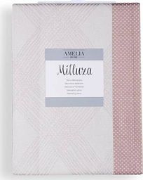  AmeliaHome Bieżnik dekoracyjny MILLUZA, Różowy, Poliester, 30x120 cm